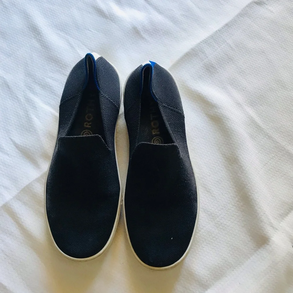 Rothy’s navy blue and Blue Slip-On Shoes